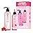 APIEU Raspberry Vinegar Shampoo & Hair Vinegar Rinse Conditioner Set - Scalp Clarifying, Buildup Removal, Refresing Finish, and pH-Balancing. Korean Hair Care (16.9 fl oz / 6.76 fl oz)