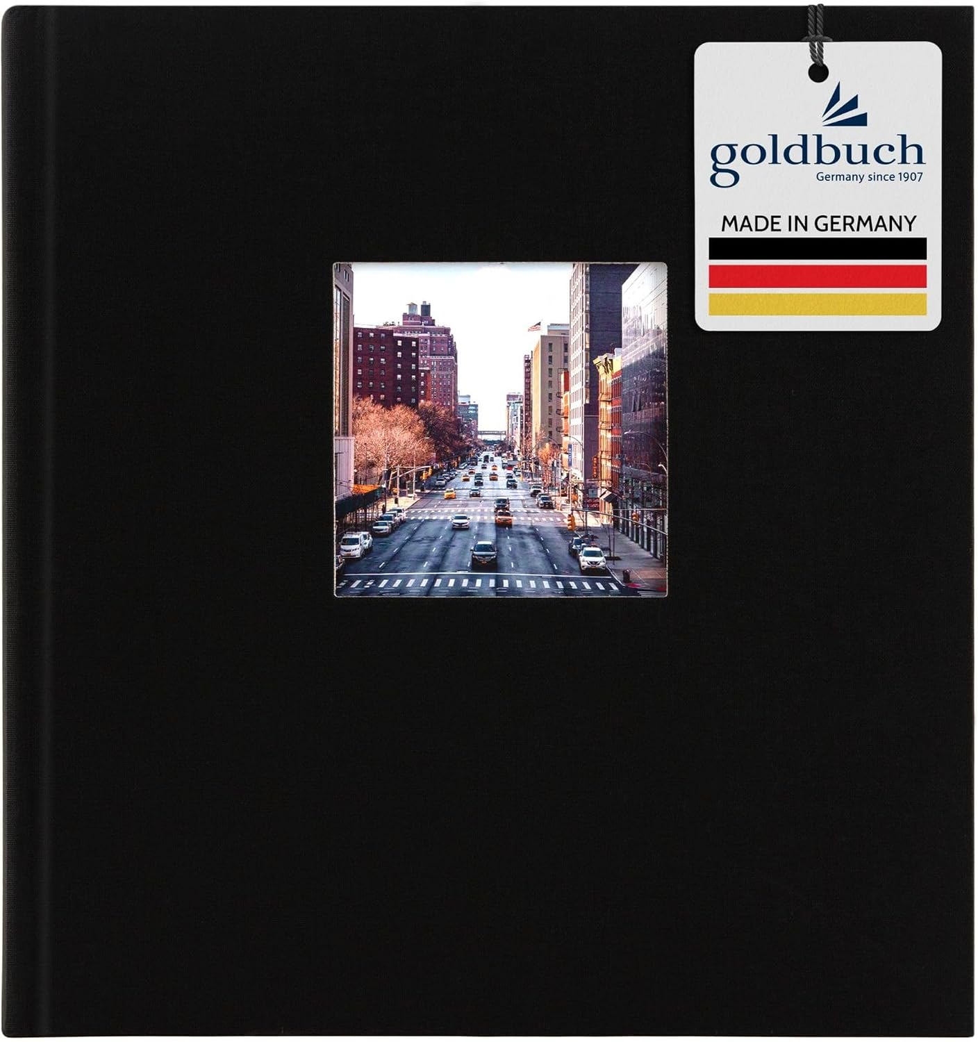 Goldbuch Photo Album with Window Cut-Out, Pink, 30 x 31 cm