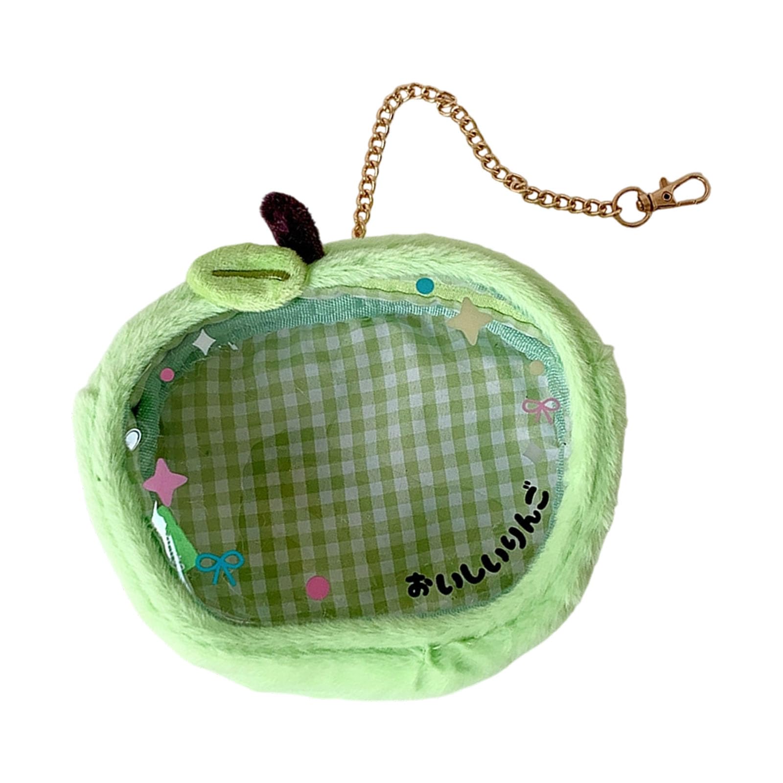 APGLSXY Cartoon Strawberry Plush Storage Bag for Students Daily Commutes and Doll Exhibition Portable Winter Bag