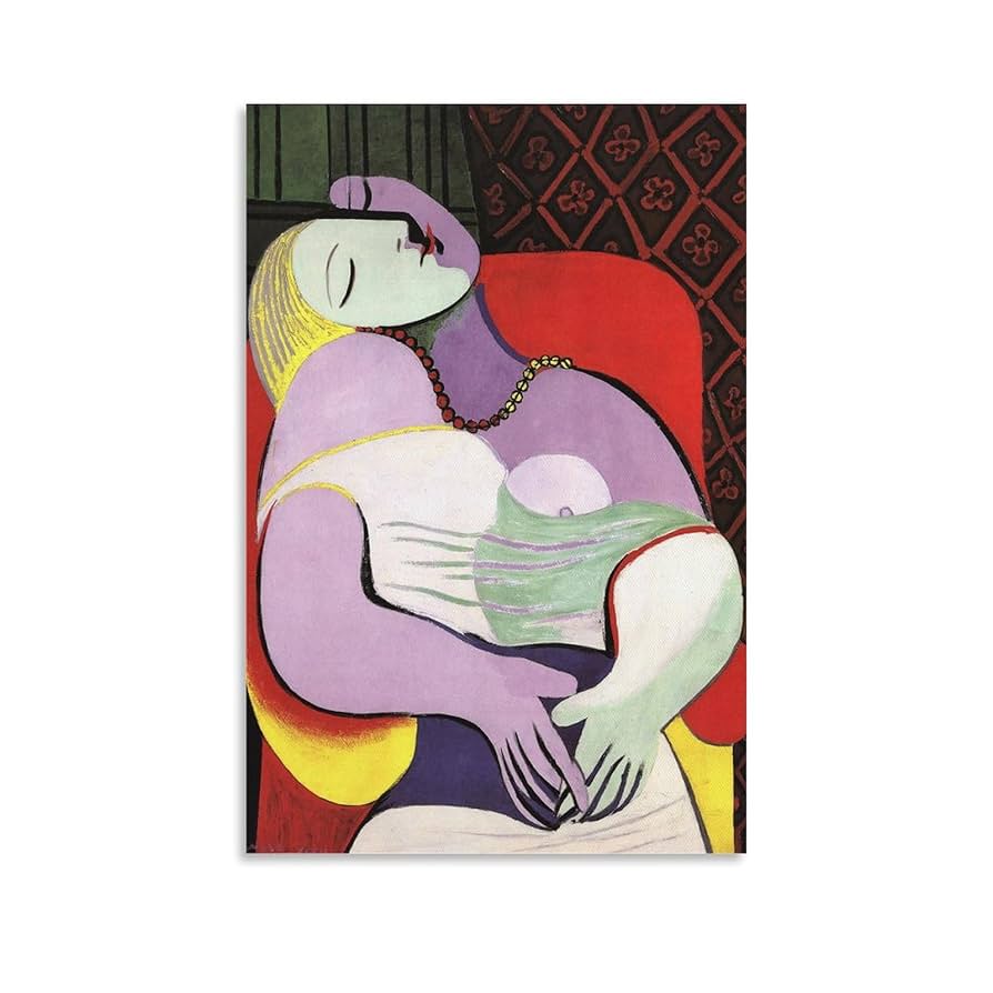 Amazon.co.jp: Pablo Picasso パブロ・ピカソ「夢」 アート