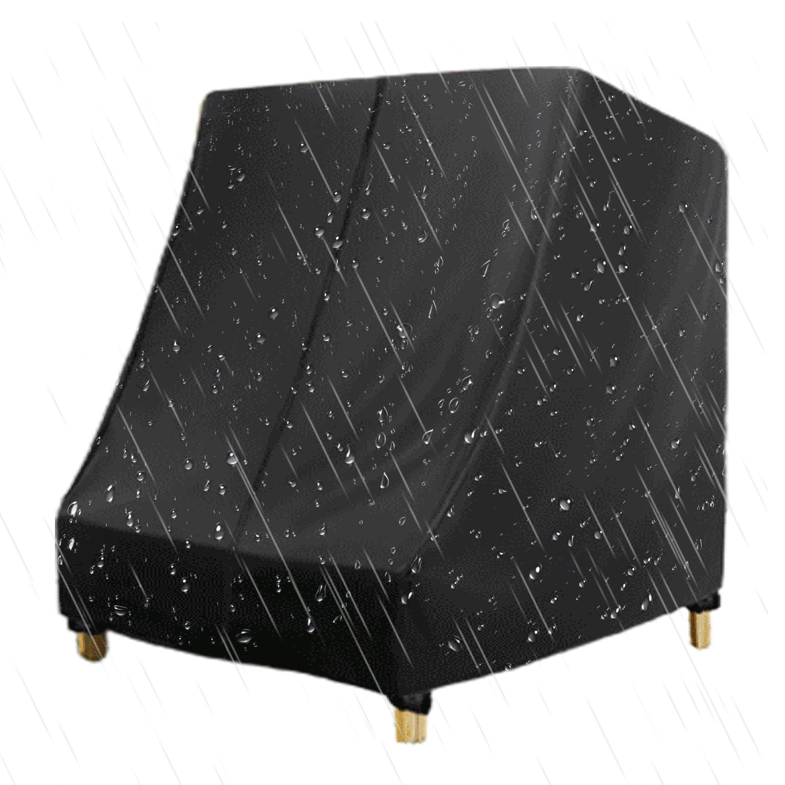 Housse de chaise longue imperméable et housse de chaise de terrasse double méridienne