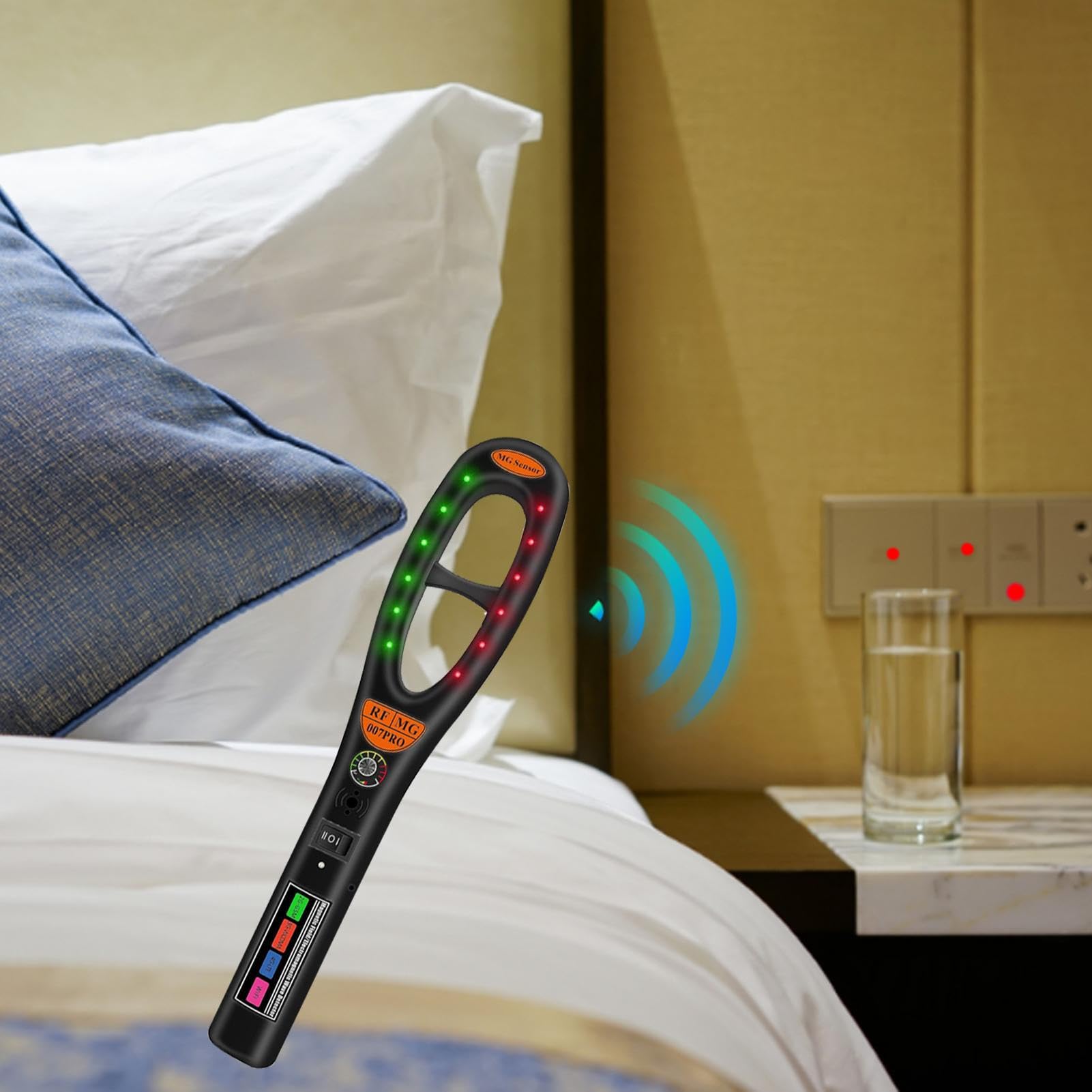 Recherche de périphérique de - Détecteurs de caméra de Scanner de Signal de Protection de la Vie privée | Multifonctionnel pour Les Voyages, Les caméras sans Fil, Les Traceurs GPS