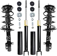 Vista 81 de Detroit Axle - Amortiguadores de muelles helicoidales RWD para Dodge Charger 2012-2020, 2012-2019 Challenger 2 Amortiguadores delanteros completos