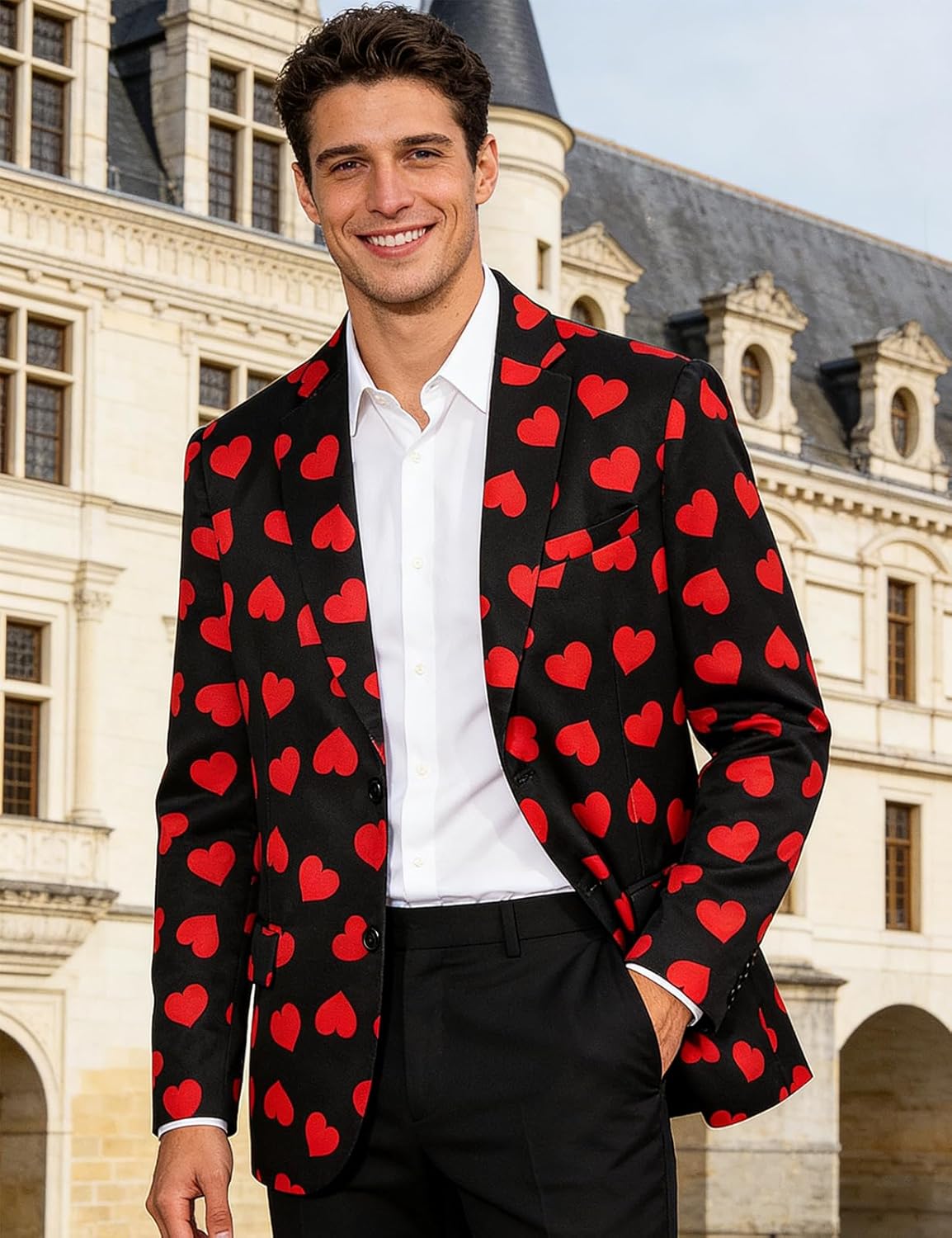 Mens Novelty Suit Blazer Casual Jacket Costume