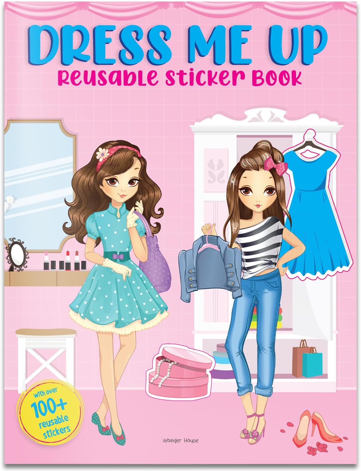- Dress Me Up Reusable Sticker Book For Children