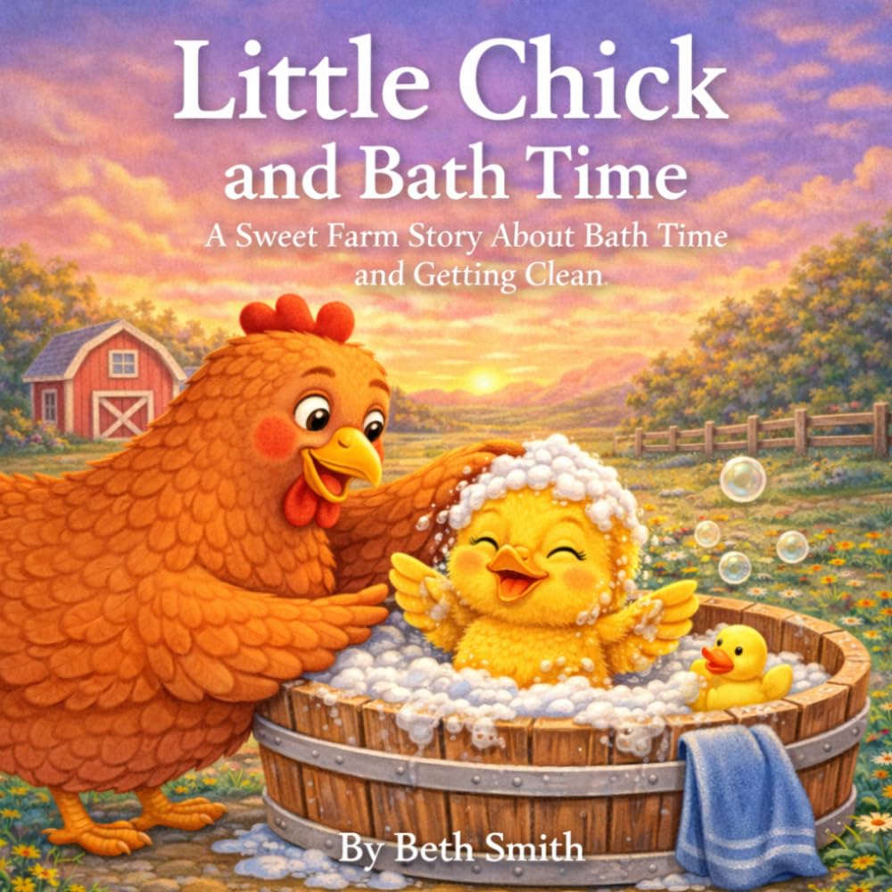 Little Chick and Bath Time: A Sweet Farm Story About Bath Time and Getting Clean (Little Chick Big Adventures)