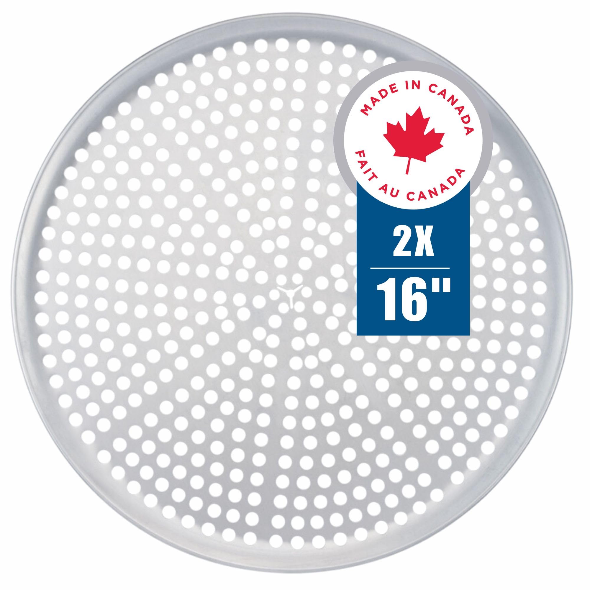 Norjac Pizza Pan with Holes, 16 Inch 2 Pack