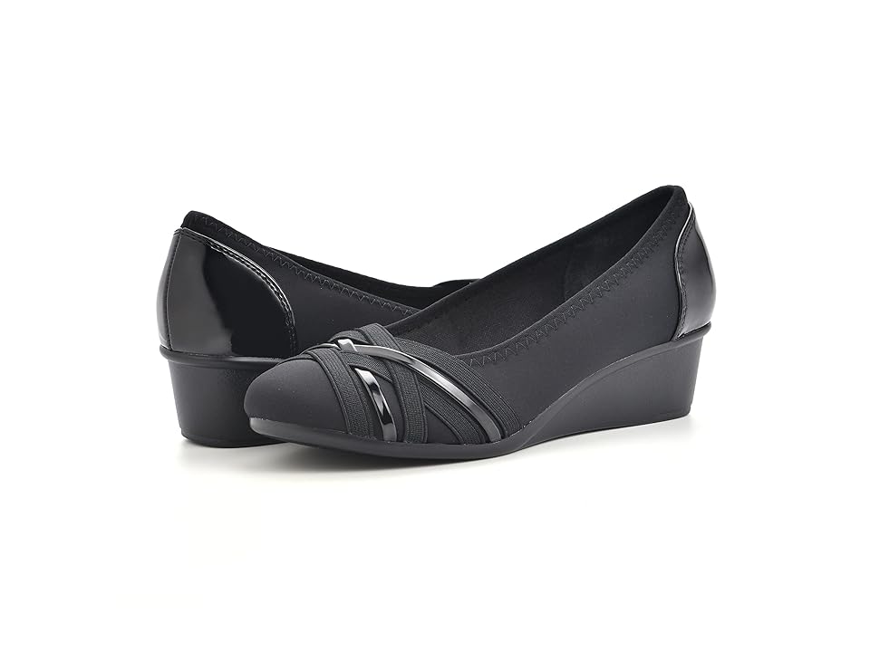Cliffs by White Mountain Bowie (Black/Nylon) Women's Shoes INTERNATIONAL SHIPPING