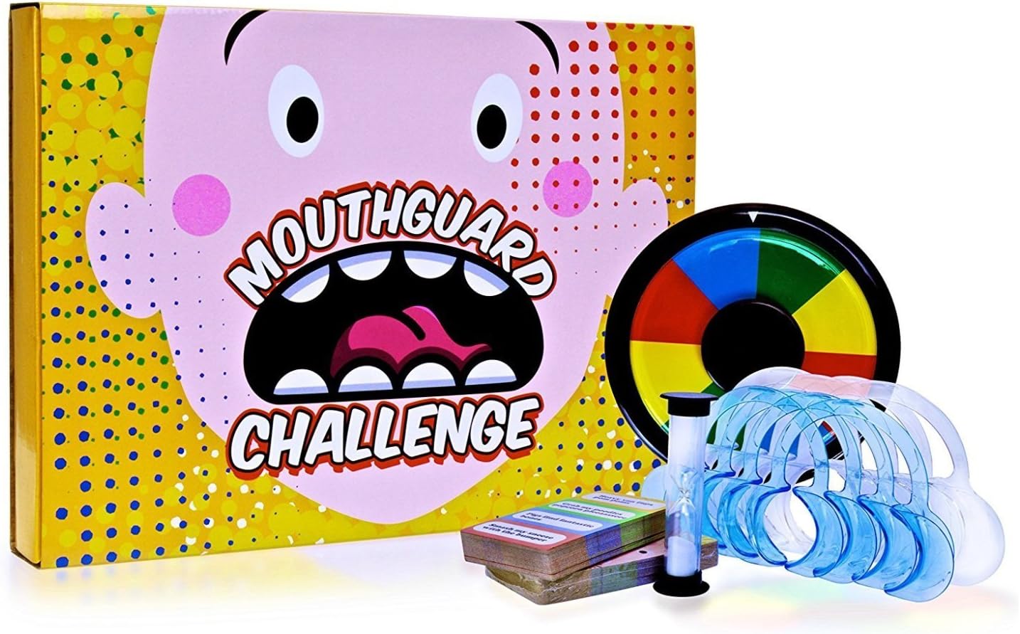 Simply Addictive Games Family Mouth Guard Game - The Family Edition Mouthpiece Challenge (Ages 10+)