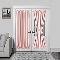 Vista 35 de Cortinas Dwcn para puerta, con bolsillo para barra Blanco grisáceo