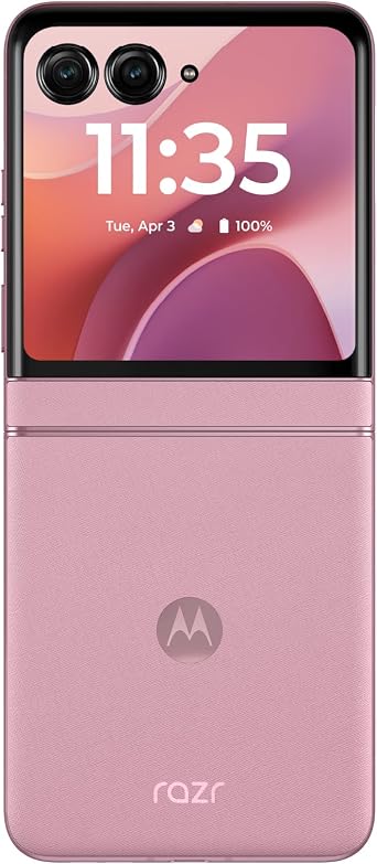 Motorola Razr 2025 | Unlocked | Made for US 8/256GB | 50MP Camera | Pantone Parfait Pink