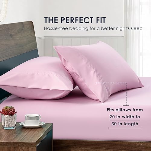 Miniatura 115 de FreshCulture Sage Green Pillowcases Queen Size 12 Pack - Bulk Pillowcase Set - Envelope Closure - Soft Brushed Microfiber Fabric - 20x30 Inches