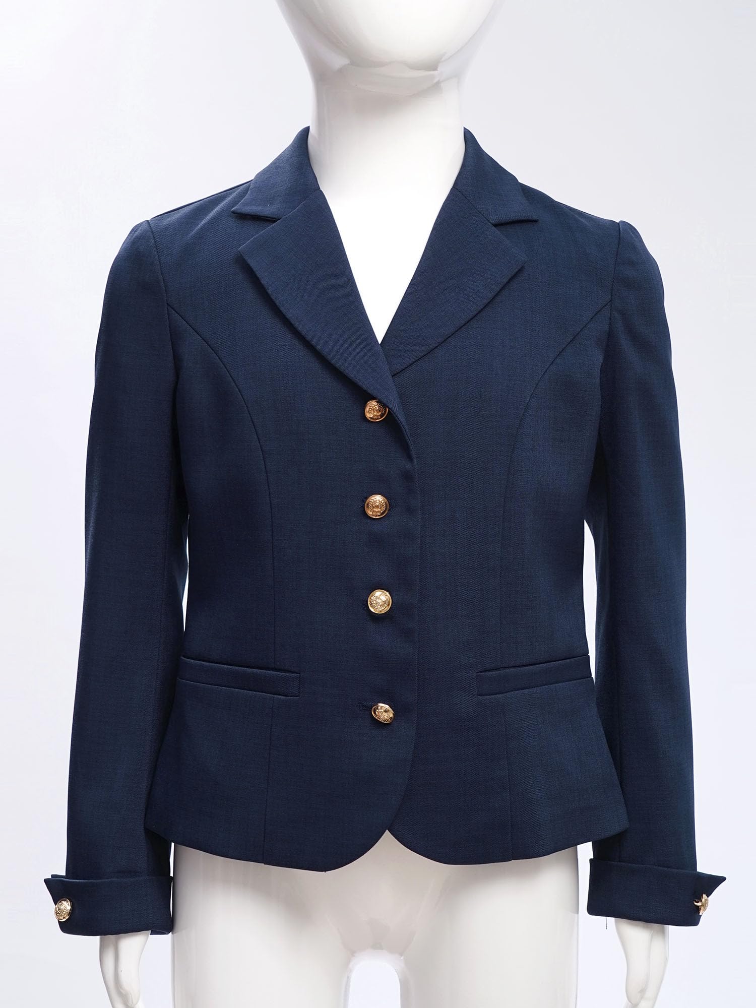 TTAO Blazers D'uniformes Scolaires Enfant Fille Veste Blazer Manches Longues Col à Revers avec Poches Extérieur Veste Blazer Décontractée 5-16 Ans
