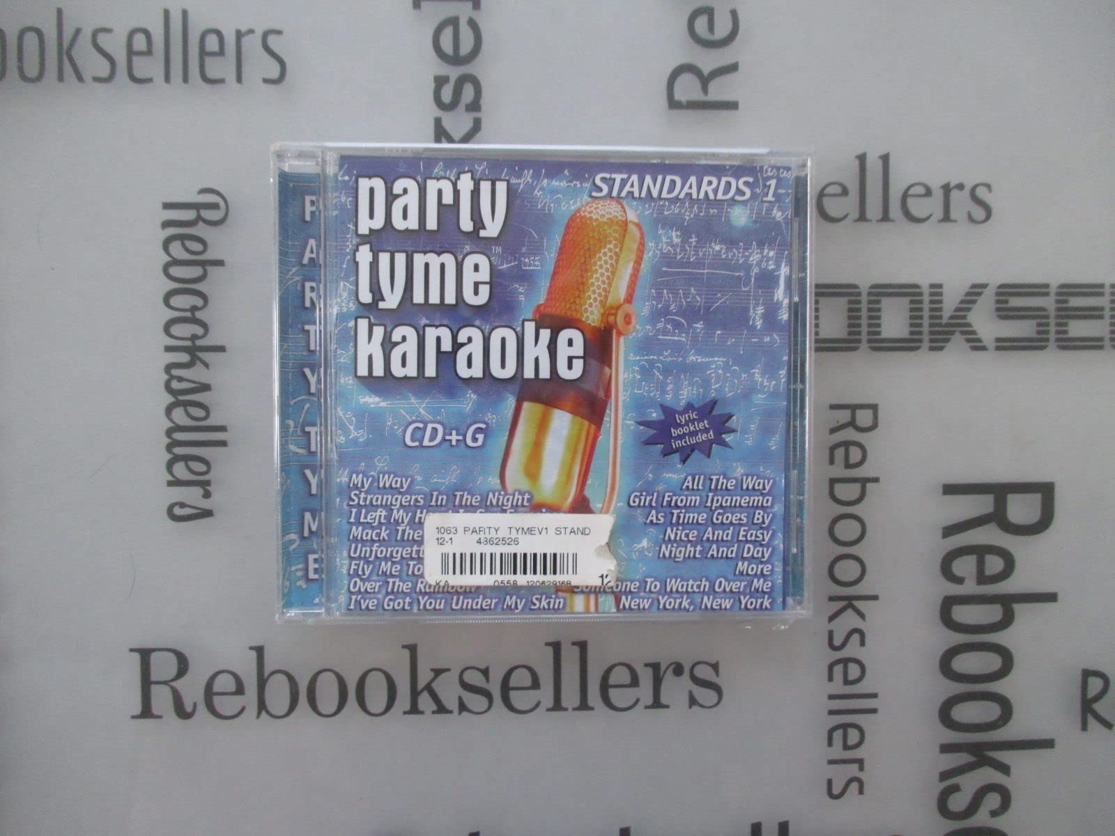 Party Tyme Karaoke: Standards / Various [Audio CD] Various Artists; Party Tyme Karaoke; Sybersound; Dean Martin; Frank Sinatra; Andy Williams; Sergio Mendes; Bobby Darin; Perry Como; Judy Garland; Tony Bennett; Nancy Wilson; Nat King Cole; Natalie Cole; Jimmy Durante; Norman Gimbel; Norman Newell; Nino Oliviero; Claude François; Vinícius de Moraes; Michael Keith; Jacques Revaux; Paul Anka; Herman Hupfeld; George Cory; Antonio Carlos Jobim; Bart Howard; Lew Spence; Alan Bergman and Riz Ortolani