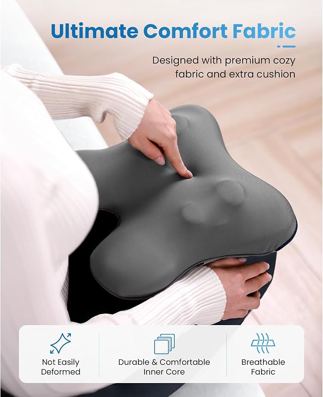 BOB AND BRAD Shiatsu Hátmasszírozó Fűtéssel és Távirányítóval Nyak és Váll Fájdalomra