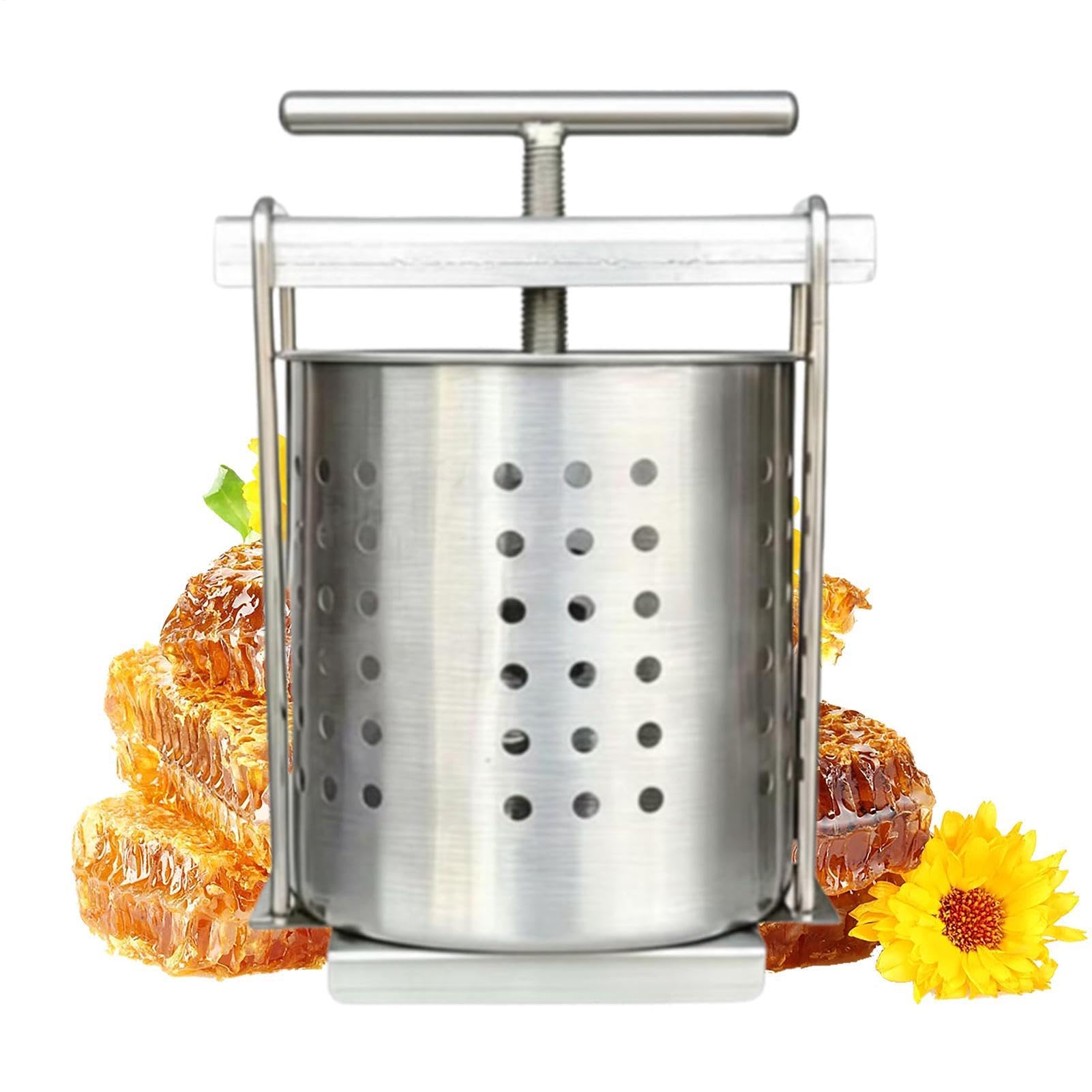 Prensa de queso y verduras manual de 2,5 L con exprimidor en espiral para autocaravana