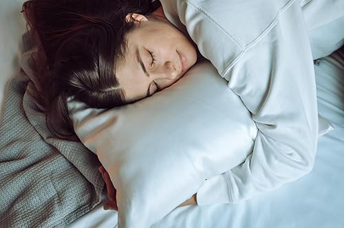 Miniatura 3 de Funda de almohada reversible MEND húmedaseco suave sensación de seda satinada para la piel y el cabello en un lado, toalla de rizo para secar el