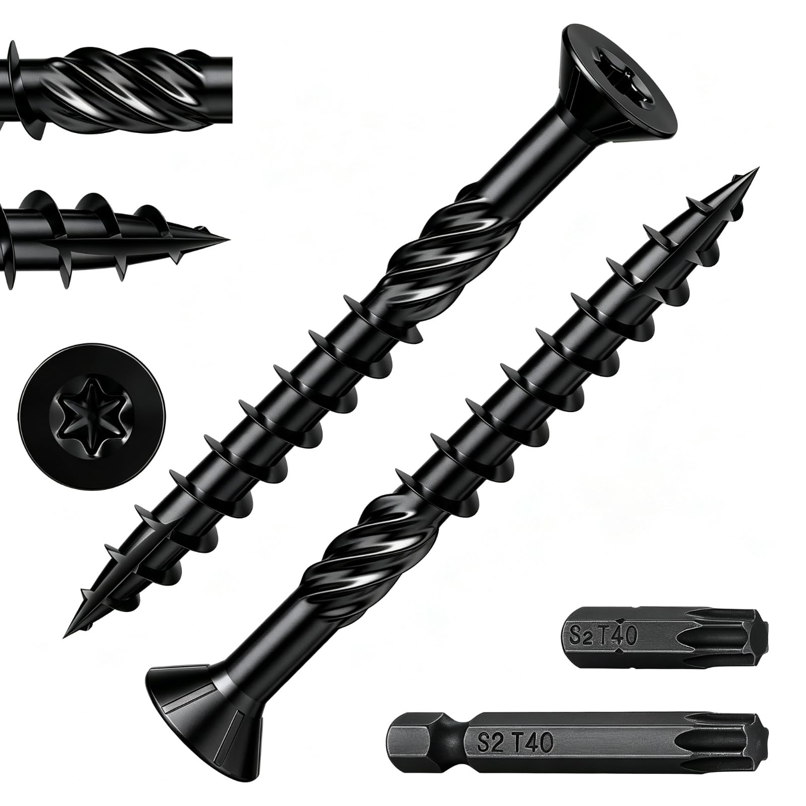 Wensilon Deck Screws - 137PCS Bronze Exterior -20 Wensilon Deck Screws - 137PCS Bronze Exterior -20