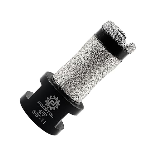 Miniatura 10 de Broca de núcleo de diamante  Broca de diamante de 1-38 pulgadas (1.378 in) para azulejos de cerámica, cerámica, mármol, granito, piedra, cuarzo,