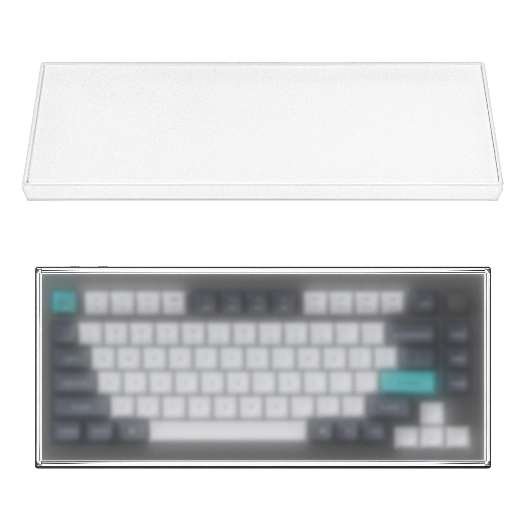 Amazon.co.jp: Geekria 75% ノブ キーボード ダスト カバー 透明