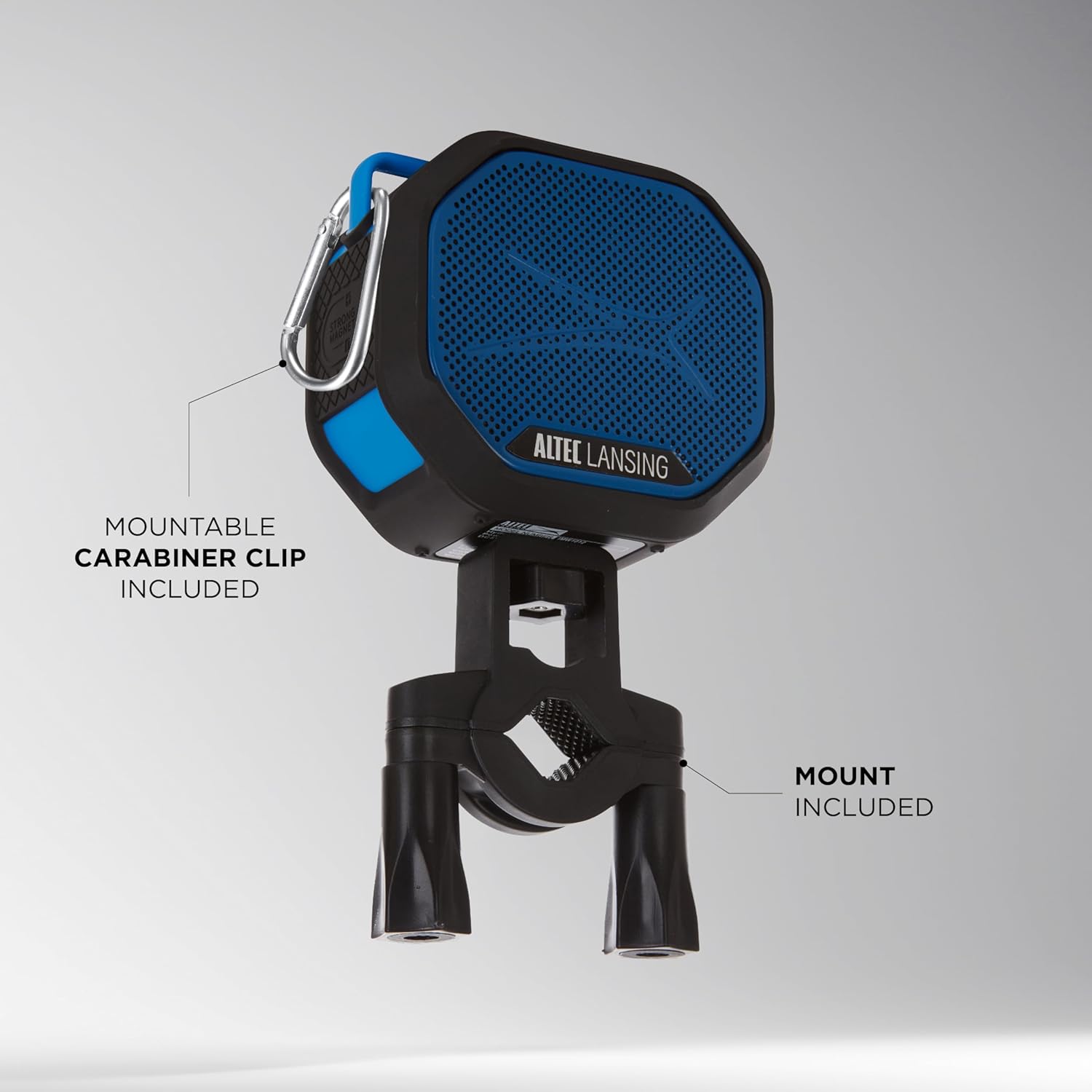 Altec Lansing HYDRATREK Magnetic Bluetooth Speaker, Waterproof IP67, 5W RMS Output, True Wireless Pairing, USB-C Quick Charge, 3.7V 400mAh Battery, Voice Assistant, Perfect for Any Adventure - Image 5