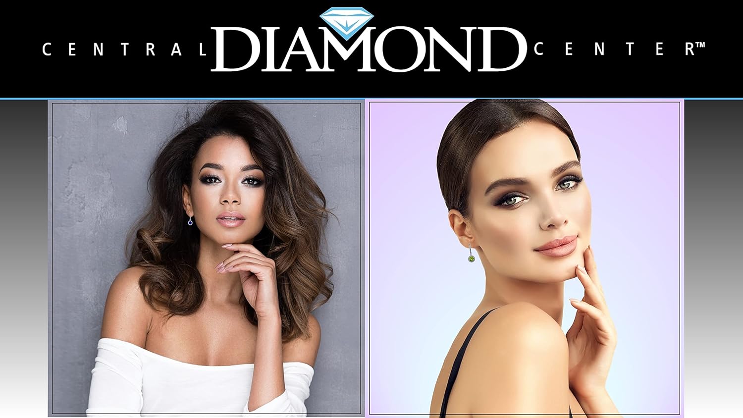 Halo Birthstone Dangle Earrings w/Pure Brilliance Zirconia Accent Gemstones in Sterling Silver for Women