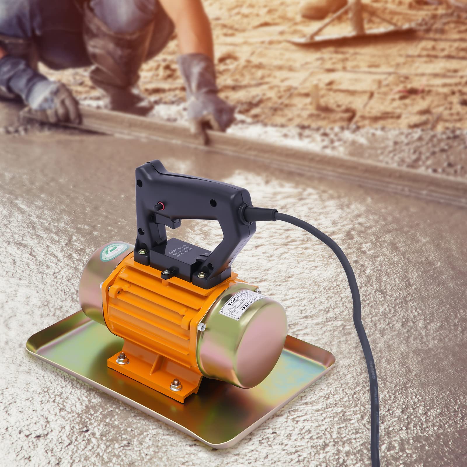 Vibratore elettrico per calcestruzzo, 200 kg, velocità 3500 giri/min, rotore di precisione per calcestruzzo, monofase, per edilizia, autostrada, ponte