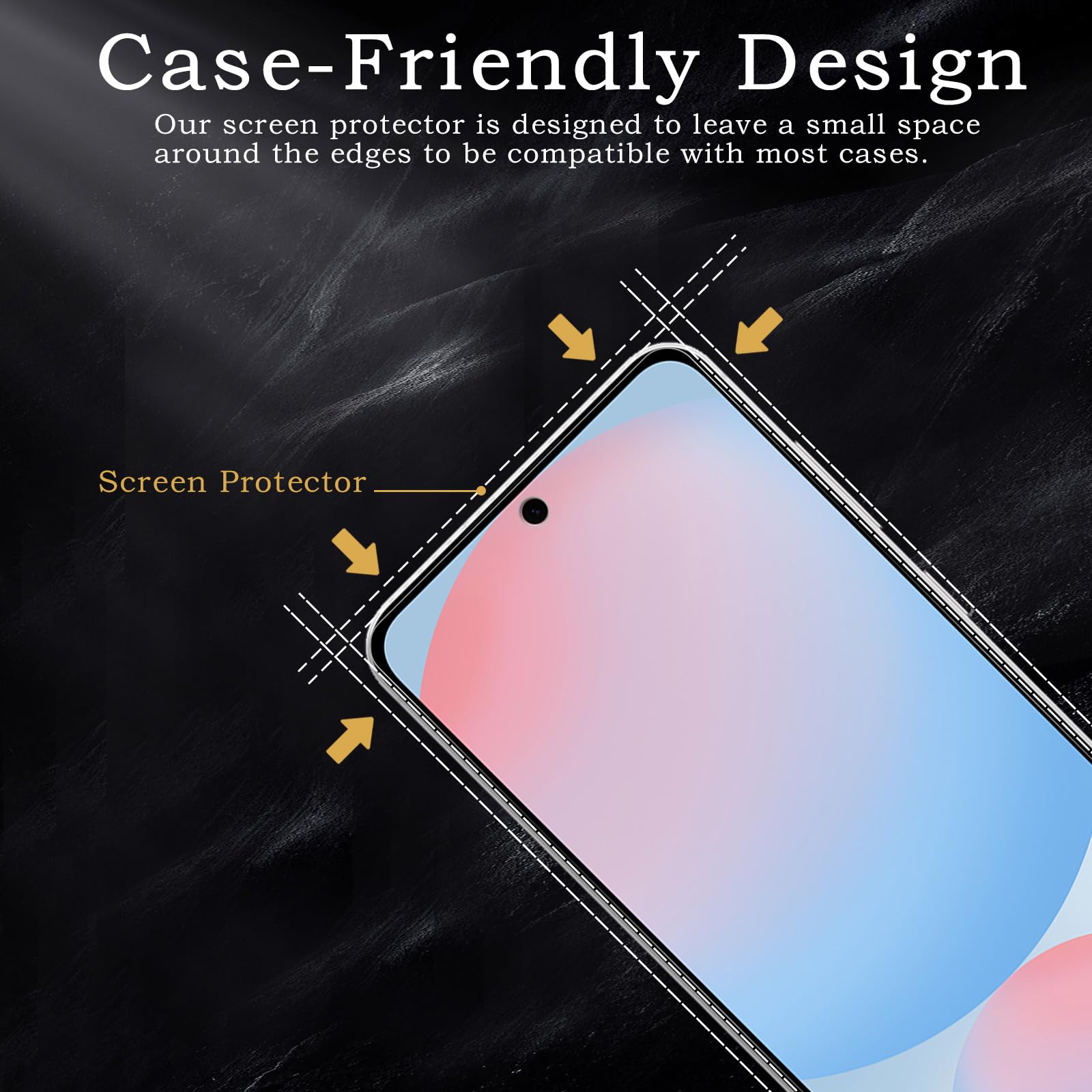 Pellicola protettiva per la privacy per Samsung Galaxy S24 FE, accessori in vetro temperato infrangibile, pellicola in vetro temperato anti spia, ultra resistente, durezza 9H, antiriflesso, HD,