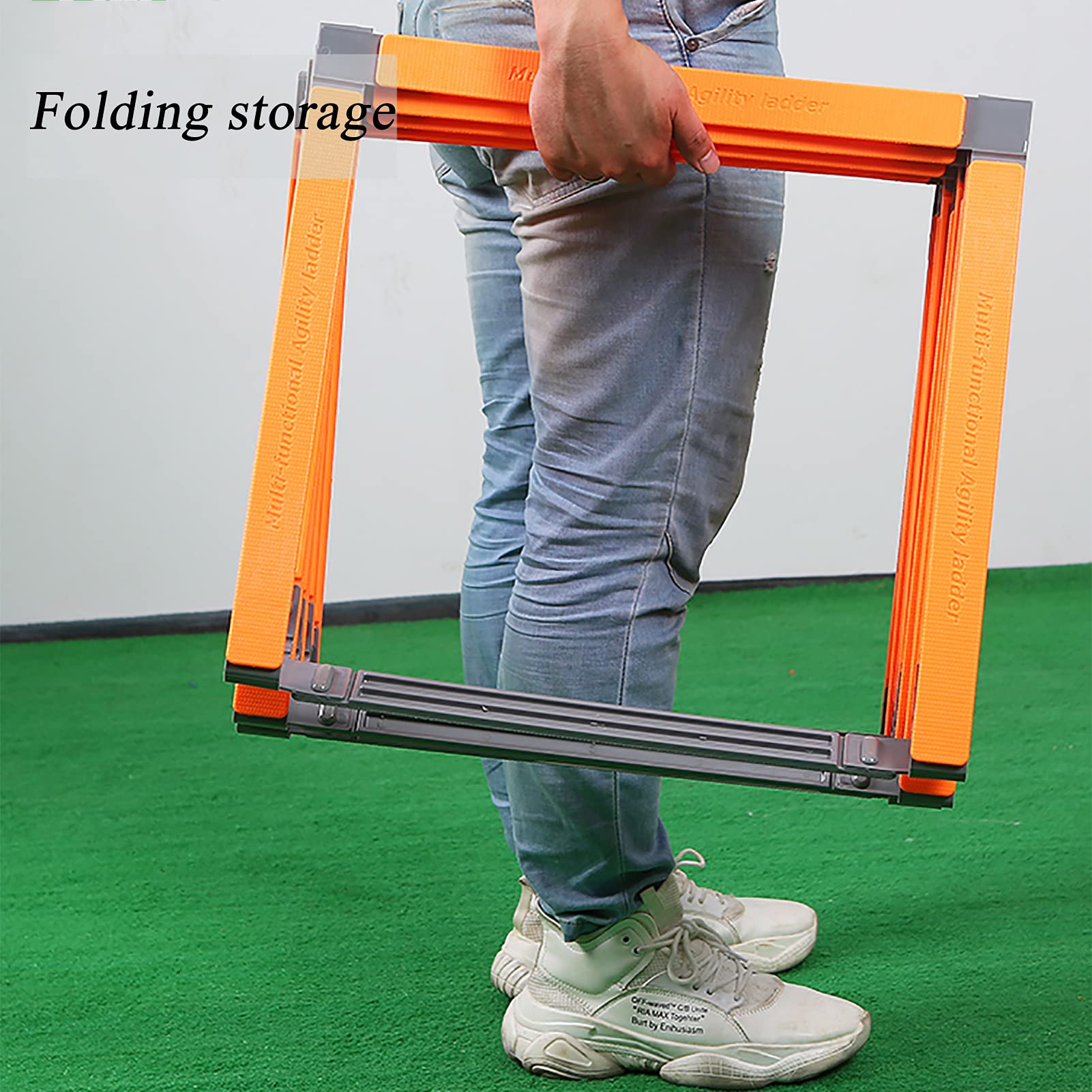 Scala di agilità Scala Fissa per L'allenamento Dell'agilità, Scala per La velocità della Scala Sportiva per Il Calcio, Attrezzatura per Il Fitness per La Palestra di Casa, per Il Rugby/Boxe/Lacrosse