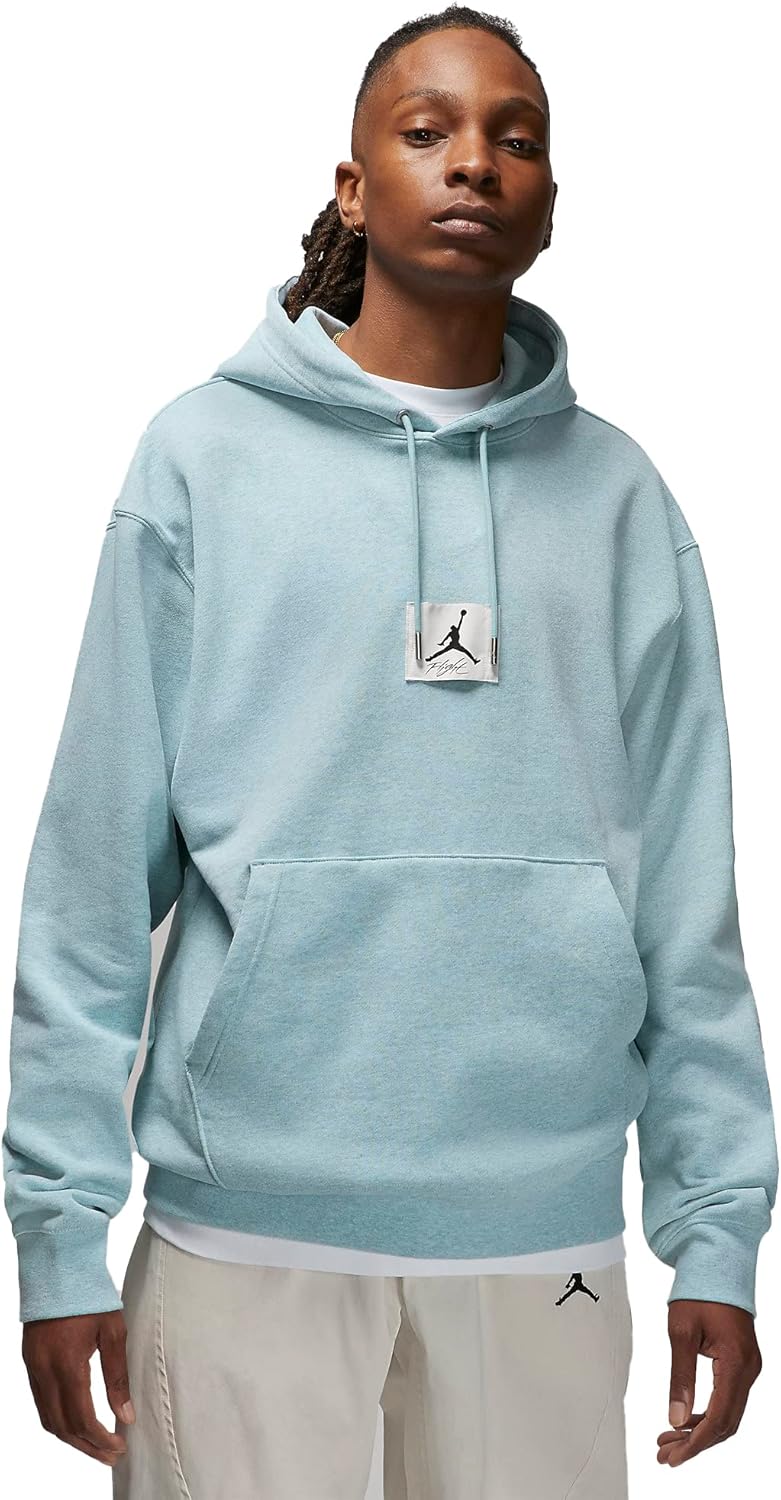 jordan flight fleece hoodie university blue