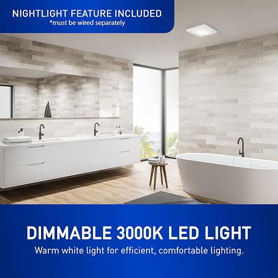 Panasonic FV-0510VSL1 Whispervalue Dc Fan with Led Light Whispervalue Dc Fan/Led Light