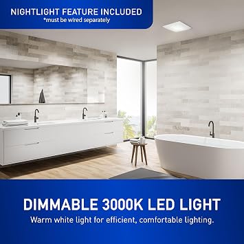Panasonic FV-0510VSL1 Whispervalue Dc Fan with Led Light Whispervalue Dc Fan/Led Light