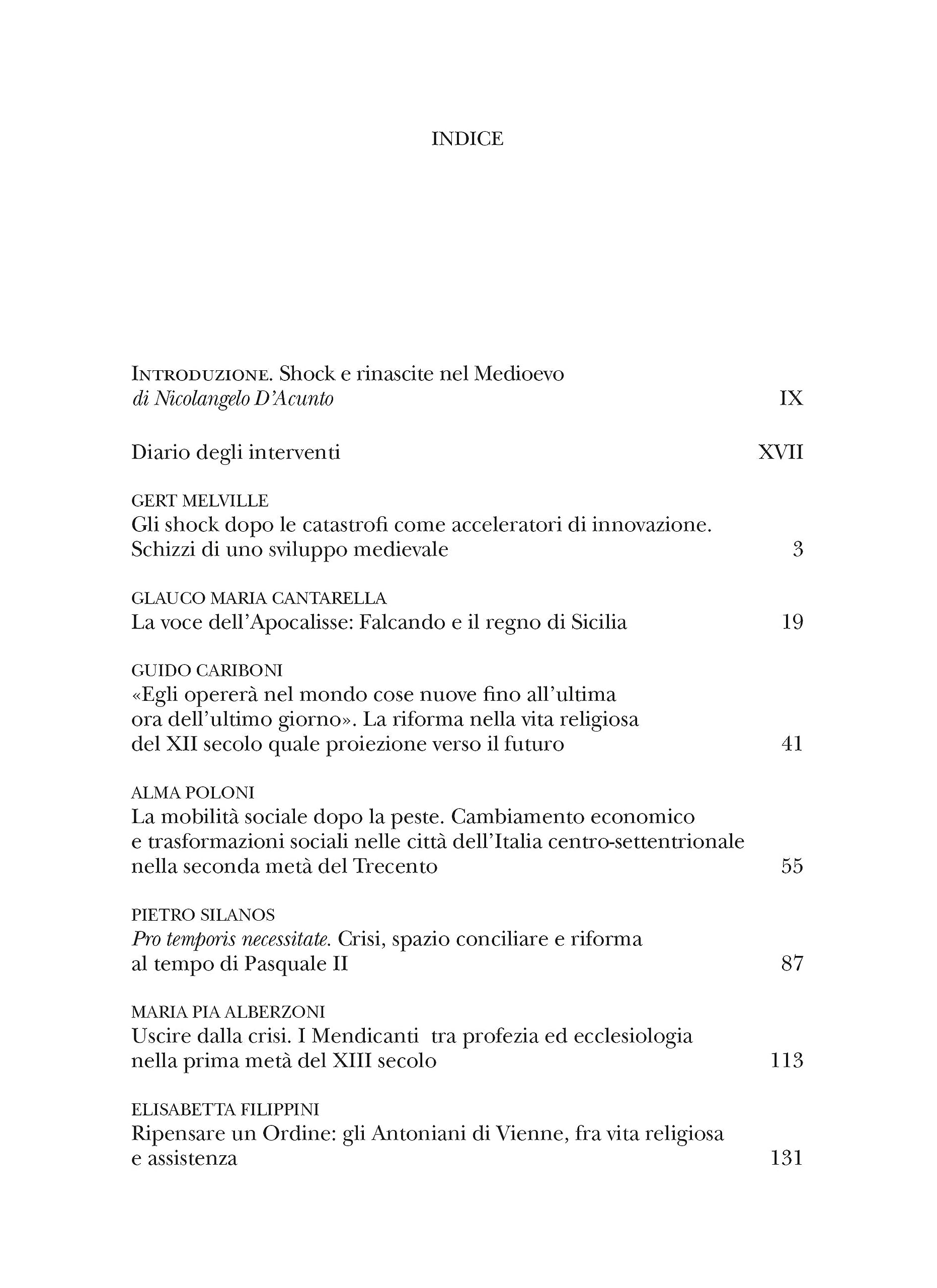 Dopo l'Apocalisse. Rappresentare lo shock e progettare la rinascita (secoli X-XIV). Le settimane internazionali della Mendola. Nuova serie (Vol. 8)