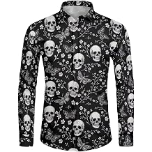 Business Shirts for Men Long Sleeve Top Casual Button Down Shirt Athletic Tee Top Men's Fashion Shirt