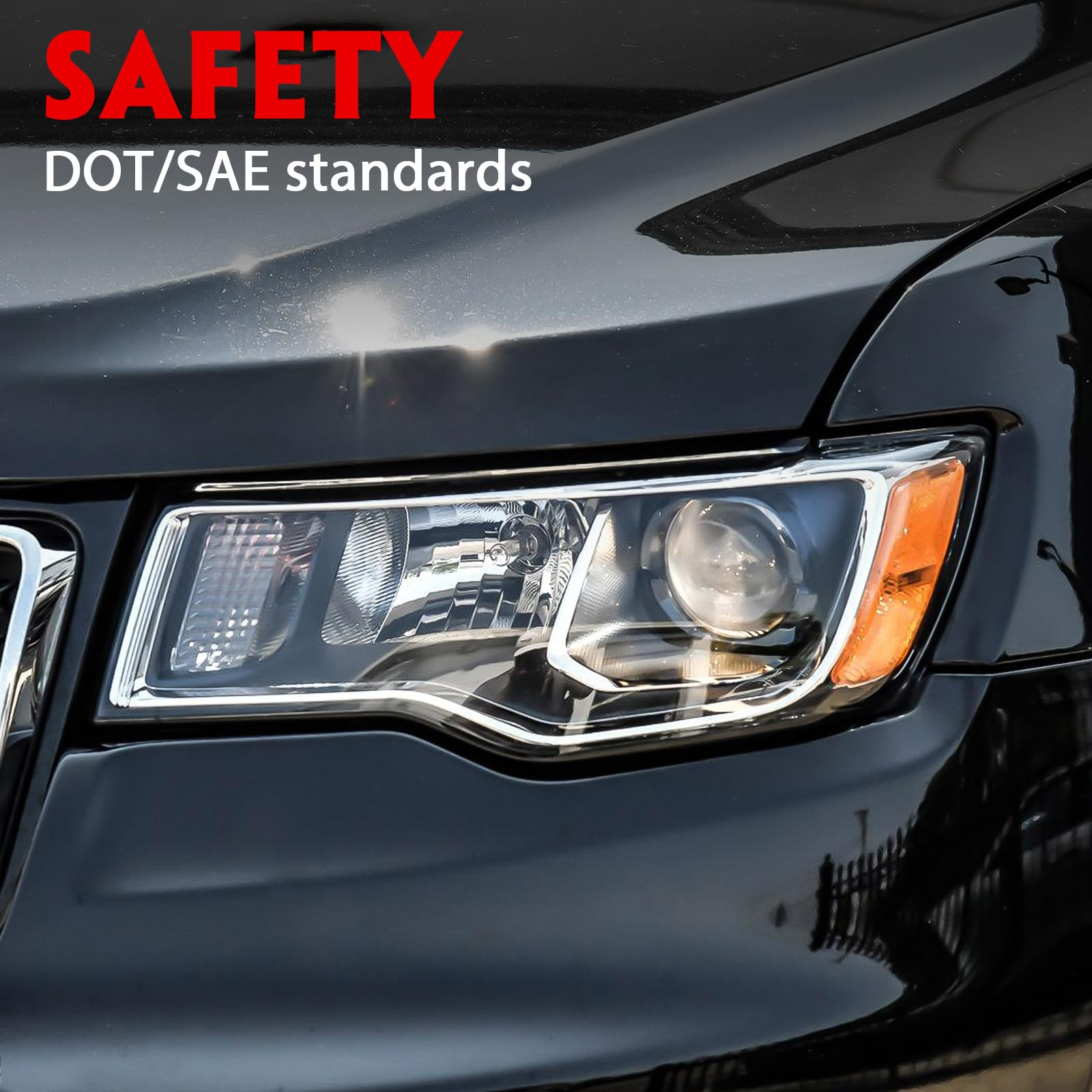 Amazon.com: Huray Left Headlight Assembly for Jeep Grand Cherokee 