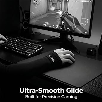 Gaming Arm Sleeve with Thumb Hole, Cooling Compression Sleeve for FPS Gaming, Anti-Sweat Arm Cover for Glass Mouse Pad, UV Protection Sports Sleeve for Men Women