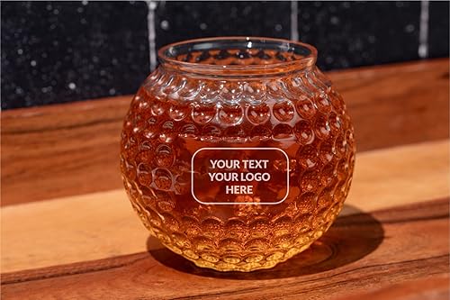 Miniatura 4 de Vasos de whisky de golf personalizados, juego de 2, únicos, hechos a mano, duraderos y divertidos, accesorios para beber golf de 10 onzas cada uno y
