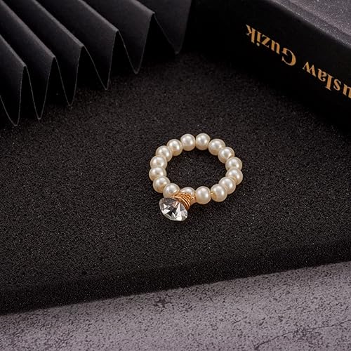 Miniatura 7 de Beadthoven - 2600 piezas de diamantes de imitación en la parte trasera puntiaguda, 7 tamaños, mini cuentas de diamantes facetados con purpurina,