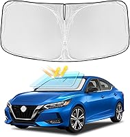 Vista 175 de Parasol de 4 capas para parabrisas, ajuste personalizado, tela 240T, parasol retráctil que bloquea los rayos ultravioletas, accesorios para automóvil