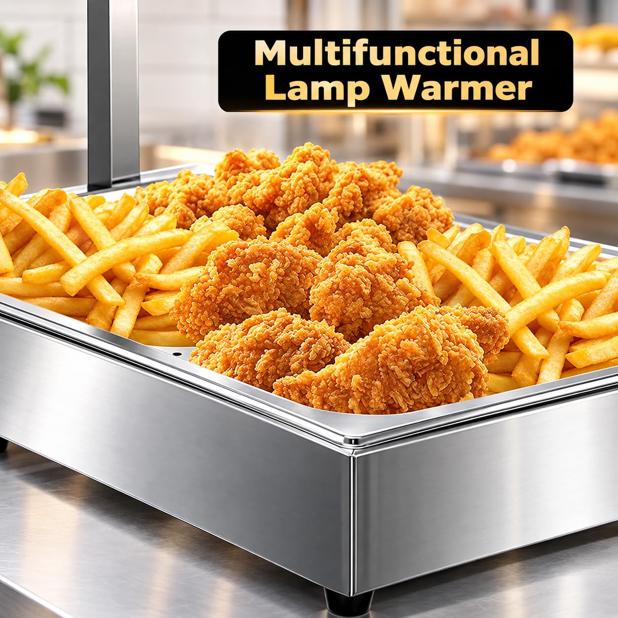Chauffe-frites - 650 W - Pour comptoir - 30-110 °C