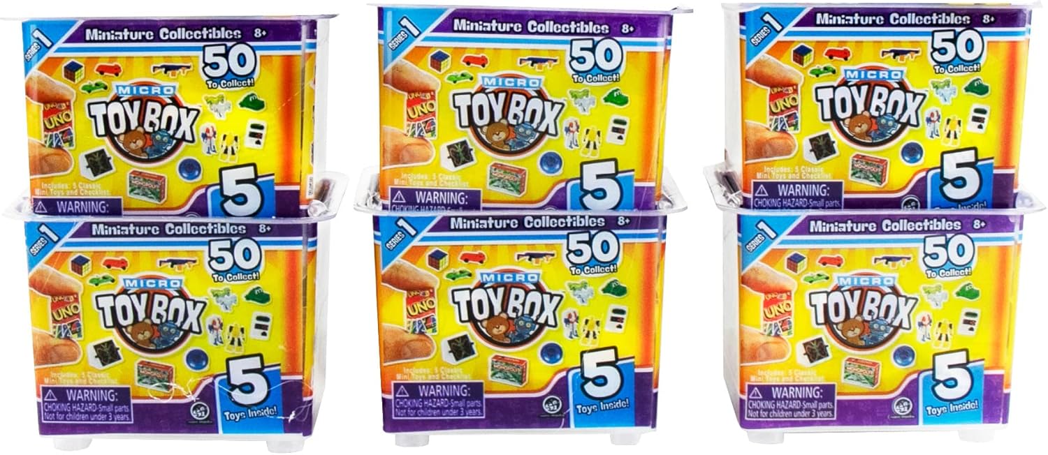 Worlds Smallest Micro Toy Box Series 2 Mini Collectible Set