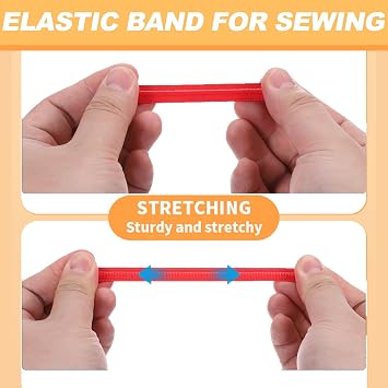 Multicolor Silicone Elastic Gripper Tape-10mm Stretch Non Slip Gripper Elastic for Garment, 5 Yards a Piece (Black)