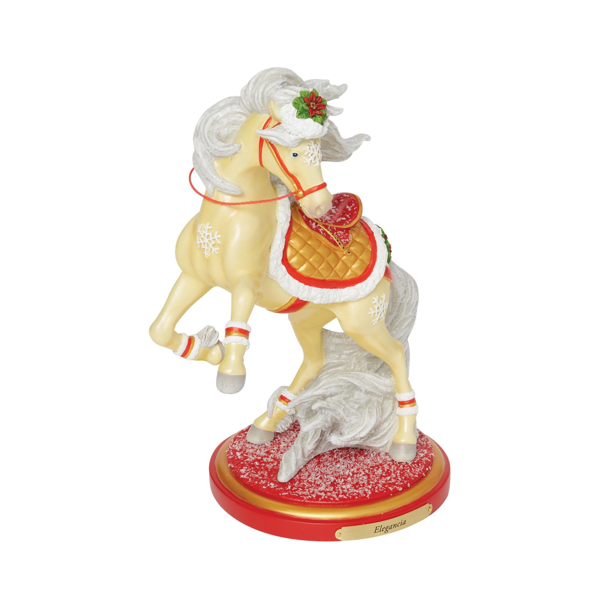 Enesco The Trail of Painted Ponies Weihnachtsfigur, Elegancia, 26 cm, Mehrfarbig