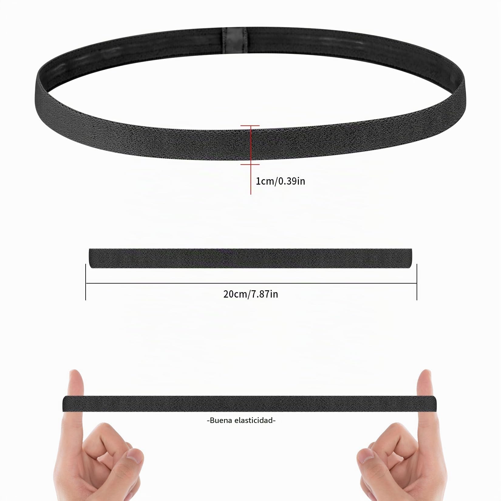 9 Pcs Cinta Pelo Deporte, Diadema Hombre Pelo, Cinta Deportiva Pelo, Deporte Diadema Deportiva Elásticas Antideslizantes, Cinta para el Pelo Hombre para Yoga Fútbol Jogging(Negro, Blanco, Gris)