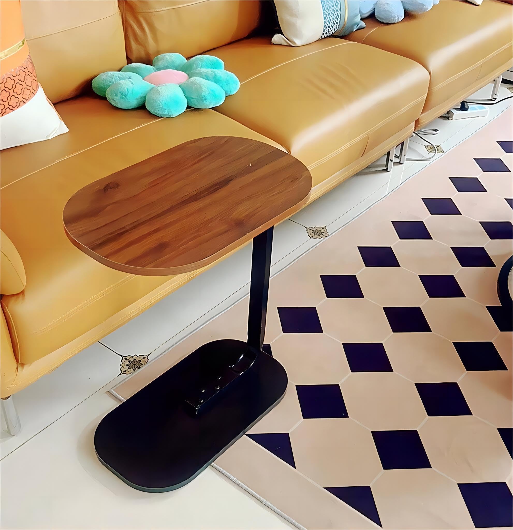 Table Basse Petite Table Basse Canapé Table D'appoint Table D'appoint Table D'appoint Canapé En Bois En Forme De C Snack Et Table Basse Tables D'appoint Pour Salon, Chambre à Coucher, Décoration