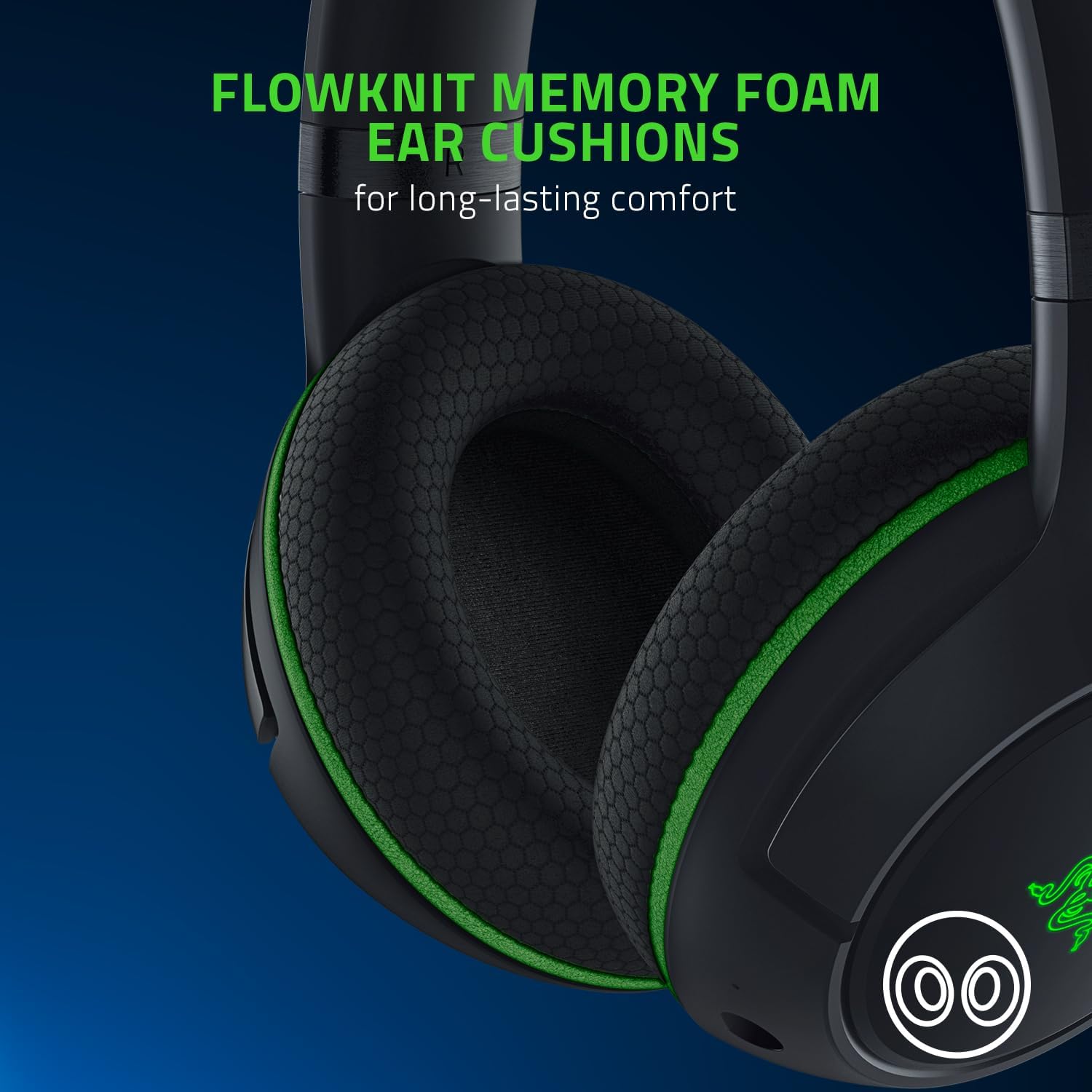 Razer Kaira Pro – Auriculares Wireless para Juegos de Móvil de Xbox y de Xbox Series X (Diafragmas de Titanio de 50 mm Triforce, Micrófono supercardioide HyperClear, Micrófono Móvil) Negro-Verde 6