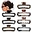 Nalodu 5 Inch Large Hair Claw Clips, No Slip Matte & Glossy Unbreakable Square XL Hair Clips for WomenThick Long Curly Hair, 7 Pack