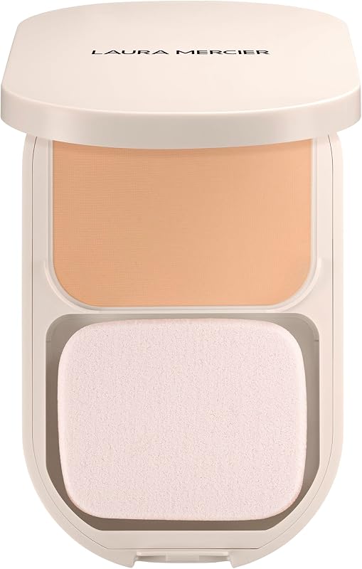 Real Flawless Feather Matte Powder Foundation, Sheer to Medium Coverage, 16 HR Fade-Proof Wear, Hydration & Shine Control, Weightless Face Powder Compact, Hyaluronic Acid Infused