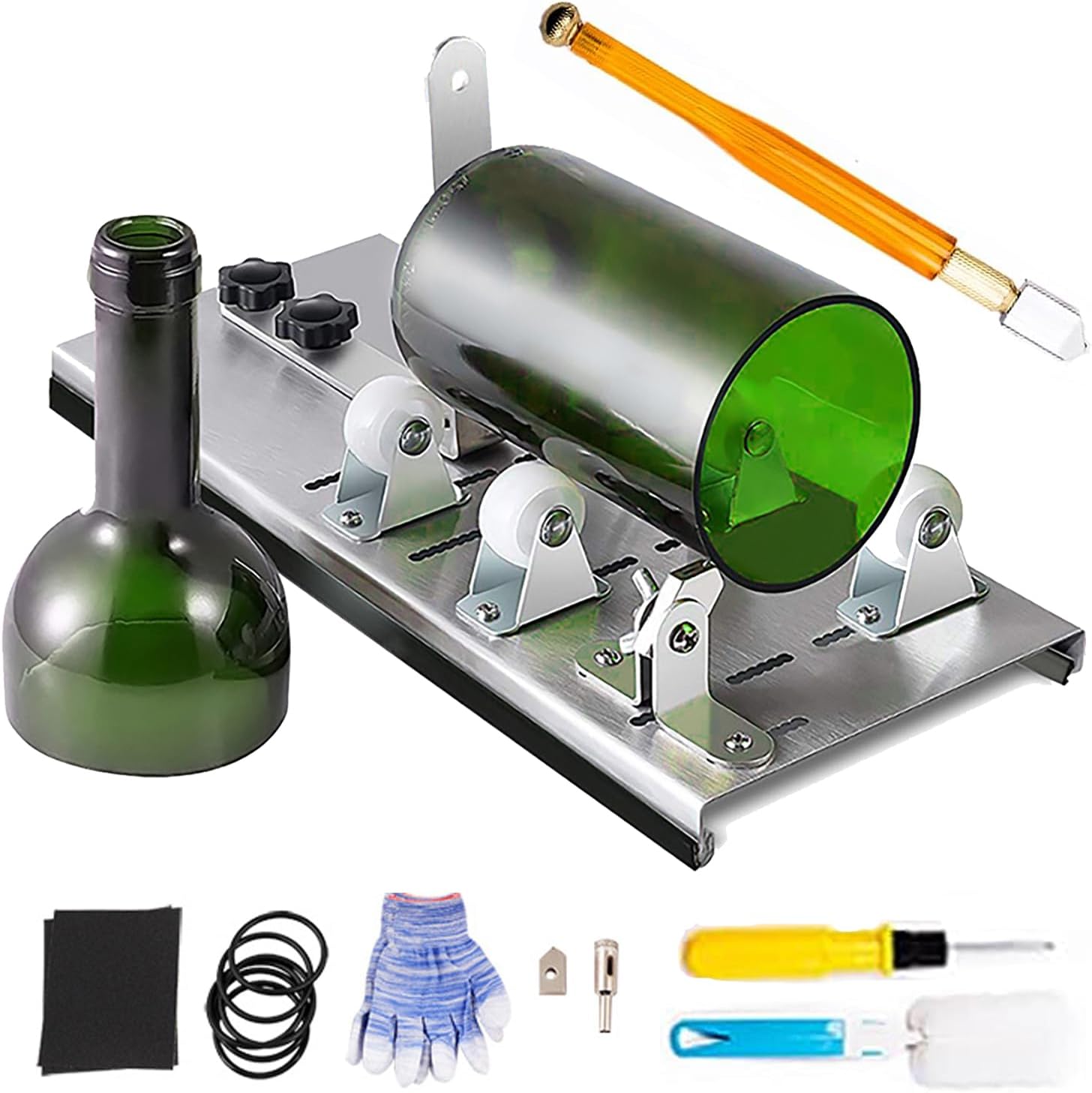 Glass Bottle Cutter, Upgraded Bottle Cutter & Glass Cutter Kit - DIY ...