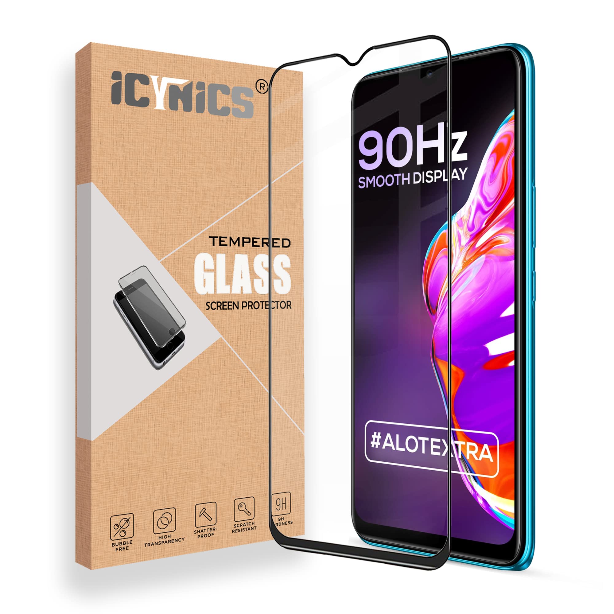 ICYNICS 11D Tempered Glass for Infinix Hot 10s Bubble-Free, HD Clear, Anti-Scratch with Edge to Edge Full Screen Coverage & Easy Installation (Pack of 1) (B0BTMNXLBR) Amazon Price History, Amazon Price Tracker